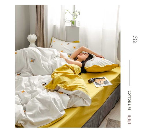 逸軒全棉水洗棉四件套 春秋舒適，夏季清涼的床上佳品